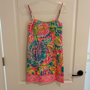 Lilly Pulitzer Pink and Green Paisley Dress